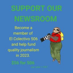 Membresía anual para apoyar a nuestras periodistas con una donación anual de “$56 por 506” ( + IVA que se verá reflejado en el total de su transacción) // Anual membership tp support our newsroom with a donation of "$56 for 506" (+ IVA that will be reflected on the total of your transaction).